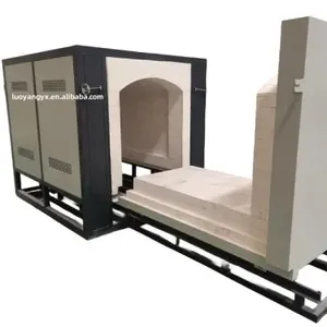 High temperature bottom loading industrial electric furnace