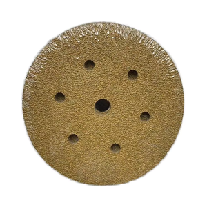 25pcs-set 30sets-carton 150mm 40/60 discos de lijado de grano 7 agujeros SATC papel de <span class=keywords><strong>lija</strong></span> Orbital almohadillas de gancho y bucle mejor <span class=keywords><strong>precio</strong></span> - Product Image 1
