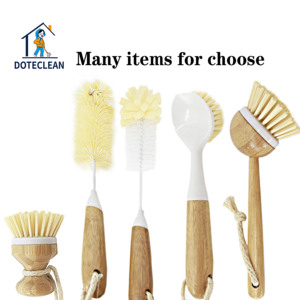 Cepillo para fregar <span class=keywords><strong>de</strong></span> cocina con mango largo <span class=keywords><strong>de</strong></span> madera Natural 2025, cerdas <span class=keywords><strong>de</strong></span> fibra <span class=keywords><strong>de</strong></span> <span class=keywords><strong>planta</strong></span> vegana, Material PP, cepillo para verduras - Product Image 6