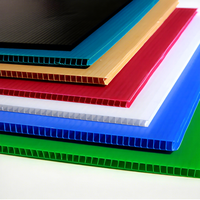 Plaque alvéolaire en PP recyclé pour carton ondulé Coroplast, feuilles de plastique pour boîtes, écologiques et ondulées