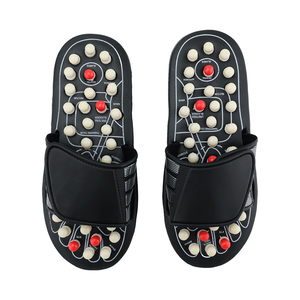 Natural <strong>Acupuncture</strong> <strong>Massage</strong> Slippers Health Care Healing Shoes <strong>Foot</strong> Reflexology Sandals for Home Use - Product Image 6