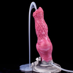 Spray de silicona para eyaculación con ventosa, consolador de fantasía para pene grande, masajeador vaginal, juguetes sexuales para mujer - Product Image 4