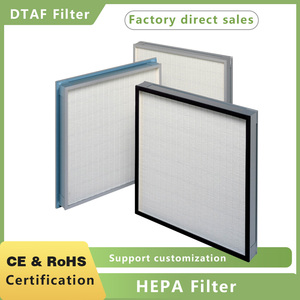ราคาดี ปรับแต่งได้ตามต้องการ ไส้กรอง ULPA ใยแก้ว H13 ประสิทธิภาพสูง ขนาด 24*24*12 และ 12*24*6 รุ่น U15 สำหรับห้องปฏิบัติการ โรงเพาะเห็ด และโรงพยาบาล - Product Image 4