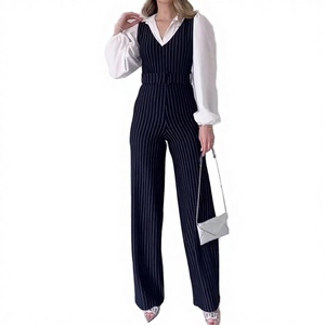 Mono elegante de punto para mujer, sexy, sin espalda, con solapa, cintura alta, ajustado, transpirable, para fiesta, por encima de la rodilla, ideal para primavera. - Product Image 3