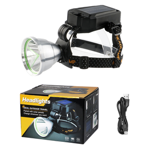 Torch năng lượng mặt trời ngoài trời đèn pha chiếu sáng Type-C có thể sạc lại CHỨC NĂNG XẢ ngoài trời tầm xa searchlight đầu đèn - Product Image 6