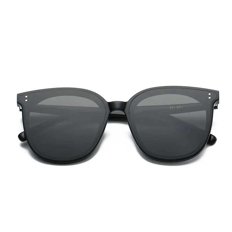 Designers Sunglasses Manufacturers Korea Design High Quality Square Dark Black Sunglasses