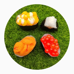 Œufs <span class=keywords><strong>de</strong></span> poisson artificiels pour sushi, modèle en PVC, nourriture japonaise, vitrine, accessoires <span class=keywords><strong>de</strong></span> photographie, décoration, ornement en résine réaliste - Product Image 2
