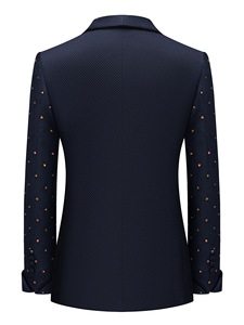 Ensemble de costume <span class=keywords><strong>pour</strong></span> <span class=keywords><strong>homme</strong></span>, style western, à double boutonnage, orné de strass, blazer et <span class=keywords><strong>pantalon</strong></span>, <span class=keywords><strong>pour</strong></span> banquet, <span class=keywords><strong>mariage</strong></span>, tenue de cérémonie - Product Image 4