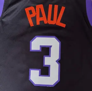 Chris Paul 2020/21 şehir baskı en İyi kalite dikişli basketbol formaları