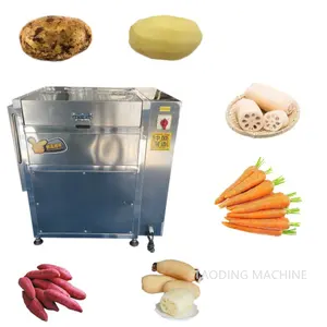 popular multifunctional potato peeling and washing machine grinder cleaning brush roller potato washer cassava peeler machine