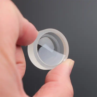 Lentille grossissante de diamètre 21 mm personnalisable, lentille plano-concave avec revêtement antireflet en verre BK7/K9 pour lentilles de loupe dentaire