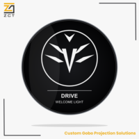 Projecteur de logo LED personnalisé pour voiture avec gobo en verre pour éclairage de courtoisie de portière et image de marque automobile