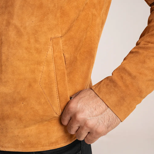 Chaqueta de Invierno Clásica Vintage de Cuero de Oveja Genuino para Hombre The Icon by Gilani - Product Image 2