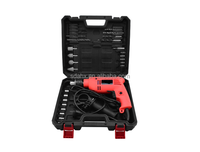 Coffret d'outils très demandé pour mécanicien, 28 pièces, avec têtes de meulage, perceuse électrique et kit de jardinage