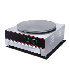 Commercial hotel catering equipment table top professional Electric pancake makers machine 1-Plate Crepe Maker