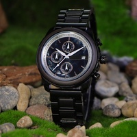 Montre-bracelet de luxe en marbre et bois, étanche, chronographe sport en quartz pour homme – Nouvelle collection