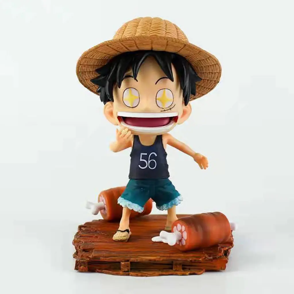 Anime One Piece Luffy Childhood Character Model Decoration Collection Toy Action Luffy PVC Figure