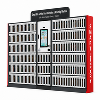 Meuble de bibliothèque HAUMR : Casier de rangement grand format avec reconnaissance multi-tags RFID, protocole SIP2, casier à livres autonome pour parc industriel