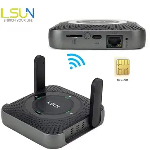 LSUN MF607 GSM 3G 4G Mobile WiFi Hotspot LTE Portable wireless CPE router Type-C 5000mAh Battery fast charging