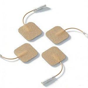 Almohadilla de <span class=keywords><strong>Gel</strong></span> Adhesiva Personalizada para Electrodos de Masaje EMG, Esponja Adhesiva de 50*50 mm, Terapia Muscular, Estimulador Eléctrico, Almohadilla de Electrodos - Product Image 6