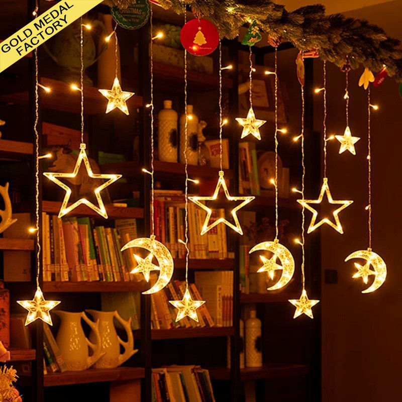 Yiwu Huangpai Lighting Factory Curtain String Lights - Thumbnail 3