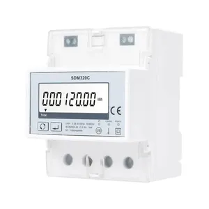 SDM320C RS485 Fernbedienung Eingebautes Relais Einphasen-Multifunktions-Energie zähler