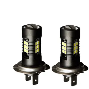 Bombilla LED antiniebla de 12V para coche, lámpara H11 9005 H7 H4, luz de giro única, blanca, roja y amarilla, P21w