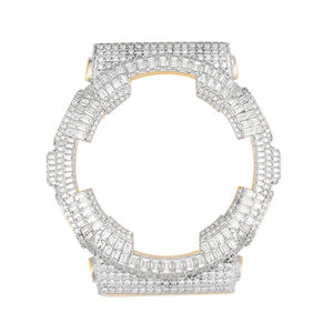 <span class=keywords><strong>G</strong></span> <span class=keywords><strong>SHOCK</strong></span> BEZEL 925สเตอร์ลิงเงิน iced OUT Moissanite BEZEL เคสกรอบนาฬิกาสำหรับ <span class=keywords><strong>GA</strong></span>-<span class=keywords><strong>100</strong></span> - Product Image 2