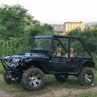 Le plus populaire voiture Jeep Buggy voiture 4x4 Mini Jeep Willys électrique tout-terrain Go Kart pour les loisirs et l'utilisation de la ferme en vente