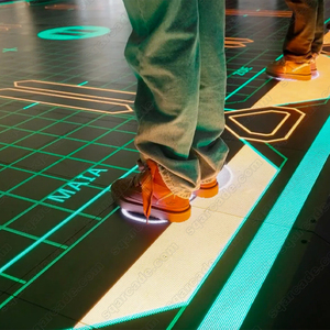 Interactive Projection Floor Game AR Gaming Floor Motion Sensor Interactive Floor System for Amusement Park <b>Entertainment</b> Center - Product Image 1