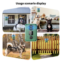 TIZE Nouveauté Répulsif Ultrasonique Intelligent Sans Fil pour Chiens, Anti-Aboiement, Sans Danger, Utilisation Intérieure et Extérieure
