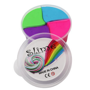 Colorful <b>Magic</b> Fluffy Eco-friendly Silicone Plastic Clay Slime Case Soft Rainbow Educational DIY Slime Making <b>Kit</b> Soft Toy - Product Image 6