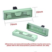 Fabricant de diffuseurs de parfum pour voiture en métal rectangulaire, en alliage d'aluminium et d'alloy de zinc, usinés sur mesure