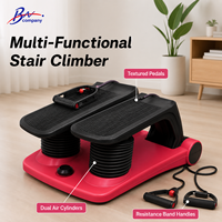 BNcompany Air Stair Climber Stepper : Équipement d'exercice efficace pour les chevilles, les genoux, la taille et les bras - Simulateur d'escalade multifonctionnel