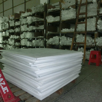 Panneau en PTFE expansé, résistant aux acides et aux alcalis, vente directe d'usine de panneaux en PTFE