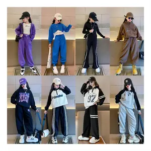 Mädchen Tie Dye Outfits Trainings anzüge Set Süße Pullover Hoodies Sweatshirts Jogger Jogging hose Outfit