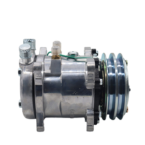 Compresor de Aire Acondicionado para Automóvil, Compresor de AC Automotriz de 24V Universal - Product Image 3
