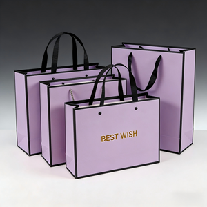 Sacs en papier cadeau personnalisés, sacs en papier pour vêtements, sacs de shopping en carton kraft, fabrication de sacs de transport - Product Image 4