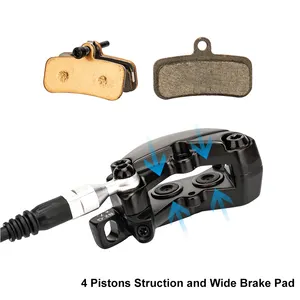 Freno Hidráulico para Bicicleta de Montaña ZTTO, 4 Pistones, Presión de Aceite, Palanca Dividida, Pinzas Traseras, Freno de Disco de Aceite - Product Image 3