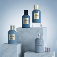 Flacon de parfum de luxe avec boîte vide 30ml 50ml 100ml, flacon de parfum en verre avec bouchon personnalisé, étiquette métallique, flacon de parfum élégant