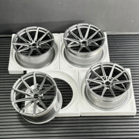 Rines Plateados Brillantes de 10 Radios 5x114.3 de 20 Pulgadas para Ford Mustang GT, Chevy Camaro SS, Dodge Challenger, Estilo Muscle, Ligeros