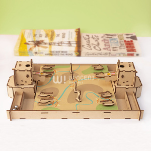Puzzle 3D en bois tactique <span class=keywords><strong>militaire</strong></span>, <span class=keywords><strong>jeu</strong></span> de table DIY, kit de modèle découpé au laser, jouet de guerre interactif de bureau, cadeau - Product Image 3