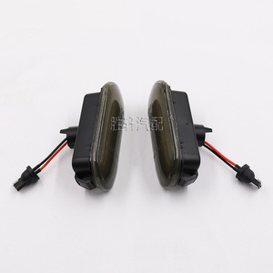Intermitentes para Seat Bora Passat Golf Polo, Luces Laterales Secuenciales LED Marrón Ahumado Negro 1J0949117 - Product Image 3