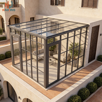 Auvent de véranda manuel en aluminium anti-corrosion, durable, bloquant les UV, protection contre la pluie, pour extérieur, maison, patio