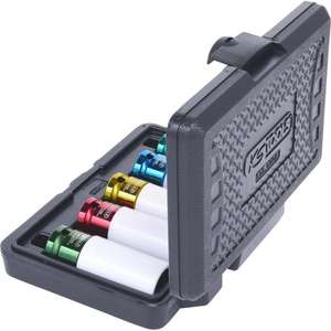 KS TOOLS - 515.1007 1/2'' Aluminium wheel <b>impact</b> <b>socket</b> set (5 pcs) - EAN 4042146412237 <b>IMPACT</b> <b>SOCKETS</b> AND ACCESSORIES - Product Image 2
