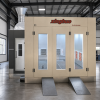 Vente directe usine : Cabines de peinture infrarouges électriques Elite 43 kW pour voitures 80 ° Cabine de peinture automobile haute performance C Baking Paint Booth