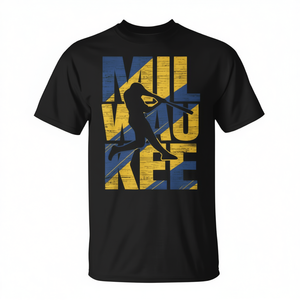 Camiseta promocional del día del partido de béisbol de los Milwaukee Home Run - Product Image 2