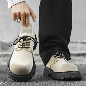 Zapatos Formales de Negocios para Hombre, con Cordones, Retro, Ligeros, Transpirables, con Parte Superior de Malla, de Alta Calidad y a la Moda - Product Image 2