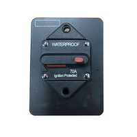 Tableau de disjoncteurs étanche IP65 24V 20A 150A avec protection contre les surcharges et interrupteurs à bascule pour applications marines, contrôle industriel, ferroviaires