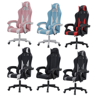 Ordinateur de bureau de haute qualité, noir et blanc, chaise de gaming